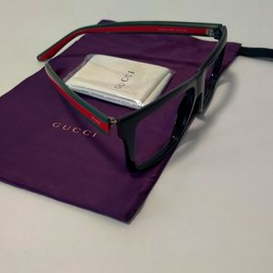 Gucci Sunglasses GG1013/S 51npt Shiny Black/red/green 1013